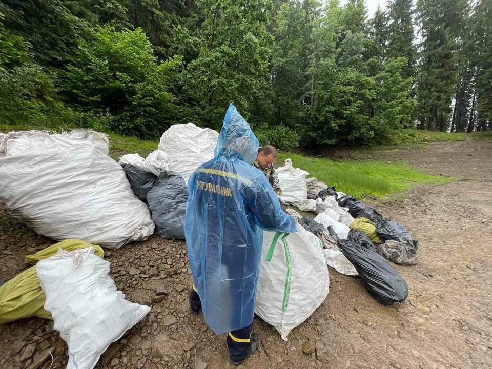 Закарпаття, Вільшанське водосховище, рятувальники, закарпатці, день без поліетилену