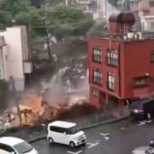 Зруйновано будинки, десятки зниклих, та загиблі: у Японії через сильний дощ стався зсув ґрунту