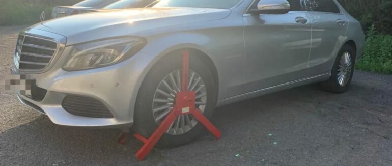 На Закарпатті прикордонники виявили викрадений «MERCEDES-BENZ» з Австрії