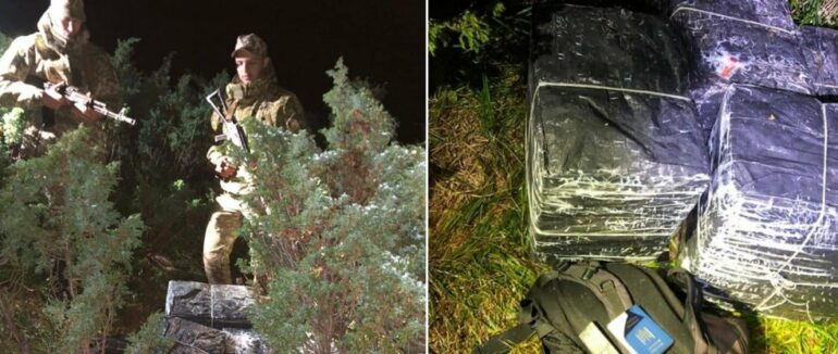 Контрабанда на Закарпатті: на кордоні з Румунією прикордонники виявили сховок з сигаретами та їжею