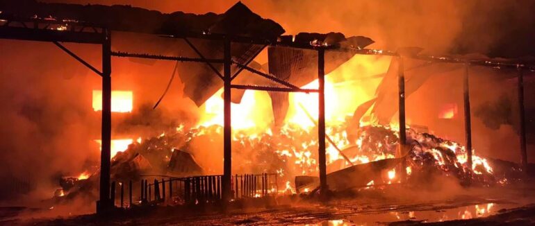 Смертельна пожежа на Тячівщині: в палаючій будівлі заживо згорів чоловік