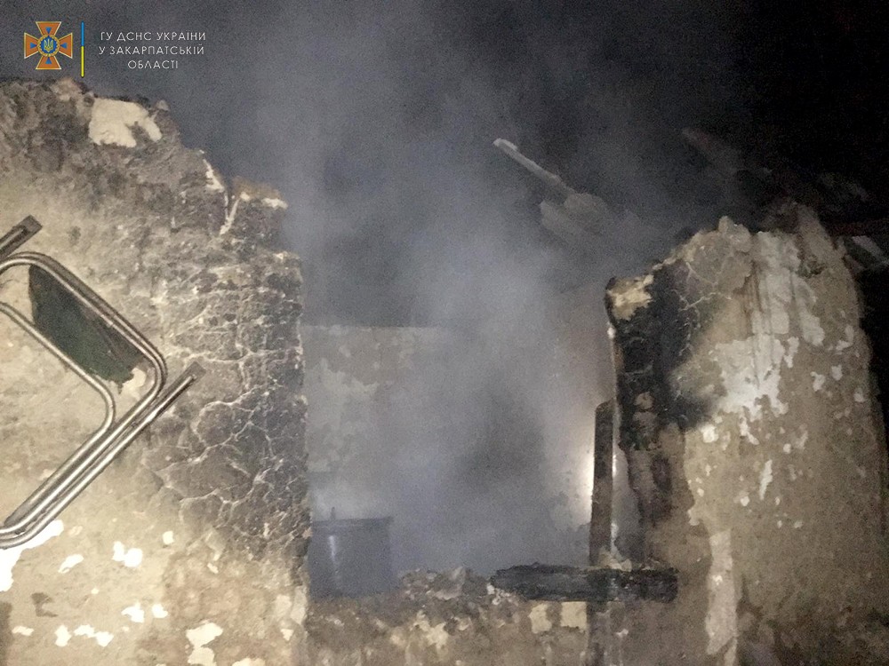 Поки господарі спали, вогонь охопив будівлю: на Берегівщині вчасно ліквідували пожежу