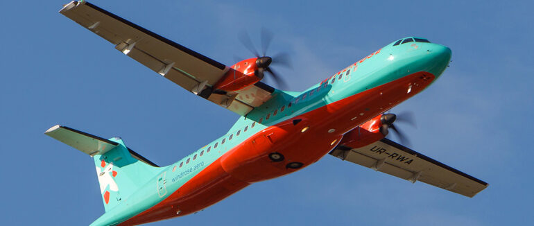 Змінюється графік рейсів: літак Windrose літатиме з Ужгорода до Києва за більш зручним графіком