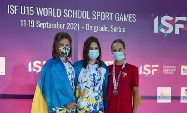 Ужгородка здобула золоту медаль з плавання на Всесвітніх іграх школярів у Белграді