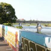 Мукачівський антураж: як змінилася набережна зі створенням нового муралу (ФОТО, ВІДЕО)