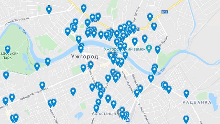 В Ужгороді встановлять ще понад 60 камер відеоспостереження