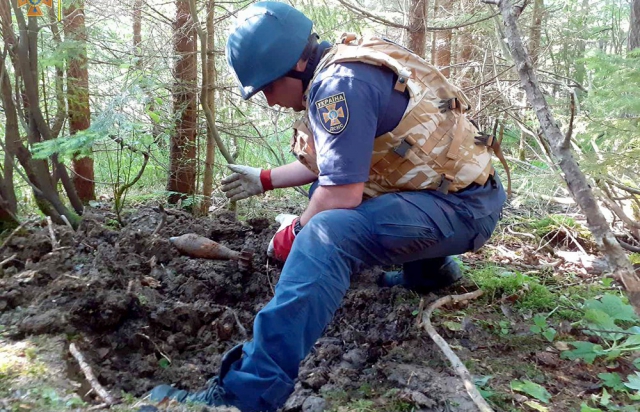 ДСНС, Закарпаття, Хустщина, розмінування, місяць, міни