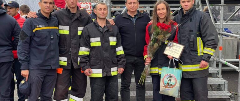 Закарпатка здобула “бронзу” у змаганнях “Найсильніший пожежний-рятувальник Київ 2021”