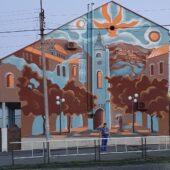 У Мукачеві завершили роботу над муралом