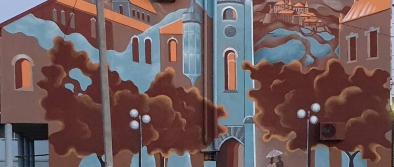 У Мукачеві завершили роботу над муралом