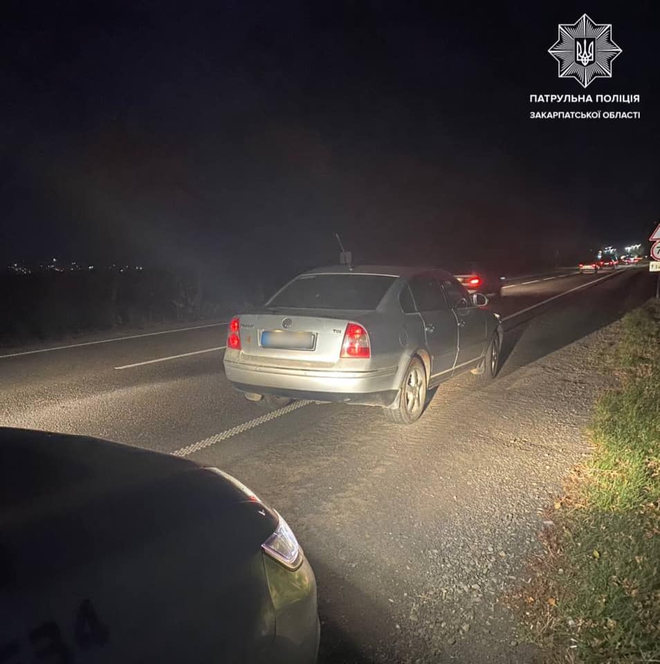 П`яного водія спинили на об`їзній дорозі поблизу Ужгорода: керманич хотів "домовитися"