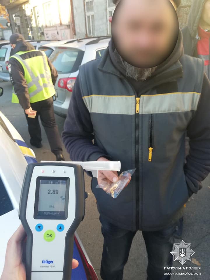 Закарпатські поліцейські затримали 4-х п’яних водіїв вантажівок