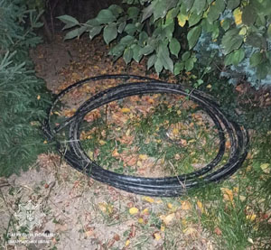 В Ужгороді спіймали “на гарячому” крадіїв кабелю