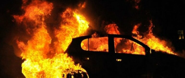 Вночі на Мукачівщині горів автомобіль