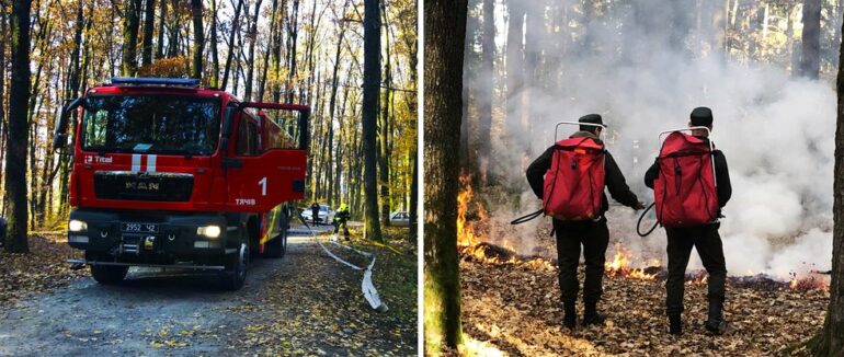 На Тячівщині проводять практичне навчання для рятувальників