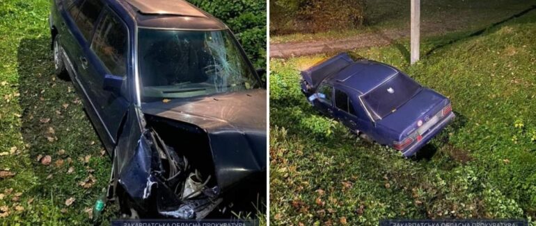 Водія, який скоїв ДТП на Хустщині, взято під варту без застави