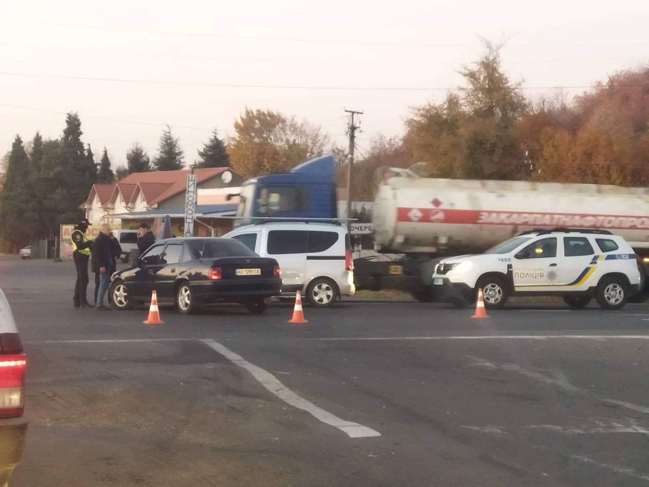 ДТП, Мукачево, авто, затор, поліція