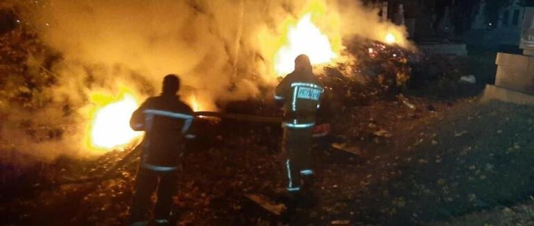 Пожежа в Ужгороді: горів радванський цвинтар