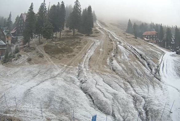 На Рахівщині випав сніг