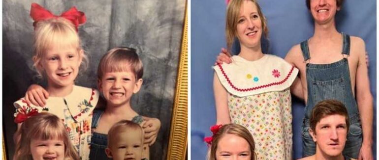 Подорож у часі: 10+ зображень, на яких люди відтворюють старі світлини