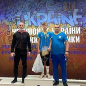 Юний спортсмен зі Сваляви виборов дві бронзові нагороди на чемпіонаті України з важкої атлетики