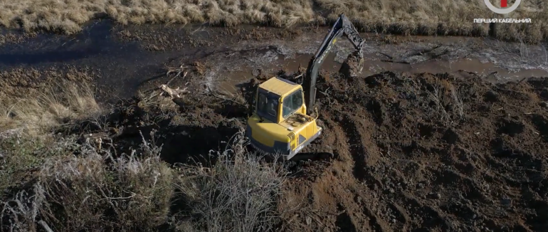 Відновлення торфовищ: на болоті стартував практичний етап міжнародного проекту (ФОТО; ВІДЕО)