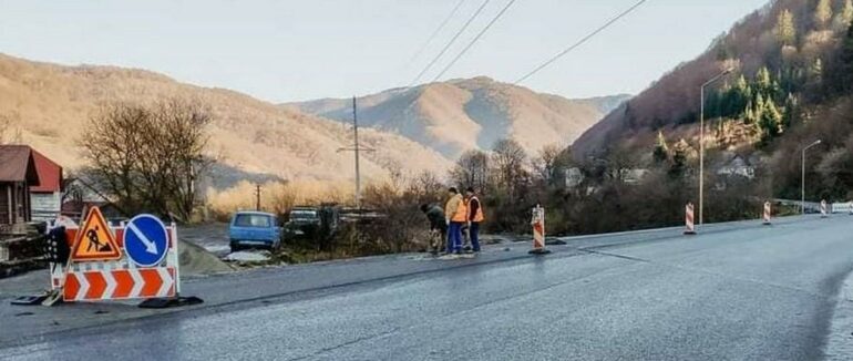 На Закарпатті закінчується ремонт дороги Долина–Хуст
