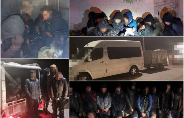 Українця перевізника та 9-х сирійських нелегалів затримали зранку біля кордону