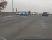 У Мукачеві трапилася ДТП: на одному із мостів не розминулися автомобілі