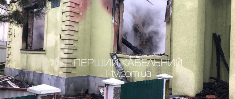 Вцілів кабінет з іконою: деталі нищівного займання приміщення Плосківського лісгоспу