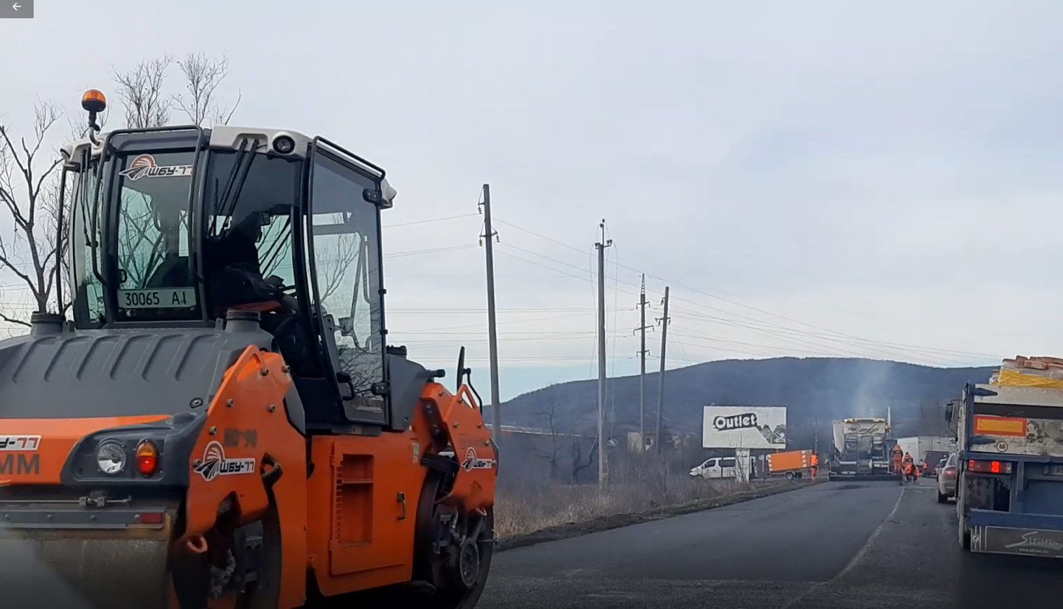 Автомобільний рух ускладнений: на дорозі Вилок - Берегово проводять ремонтні роботи