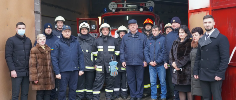 На Закарпатті офіційно відкрили чергову місцеву пожежну команду
