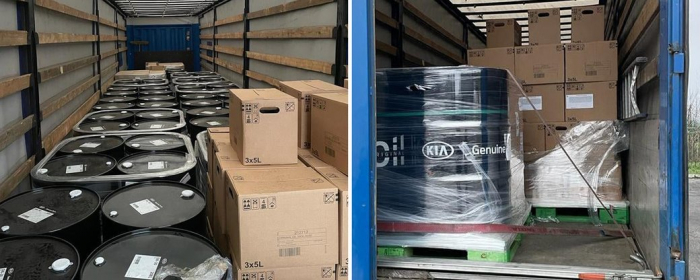 На КПП “Тиса” вилучили з вантажівки моторну оливу вартістю понад мільйон гривень