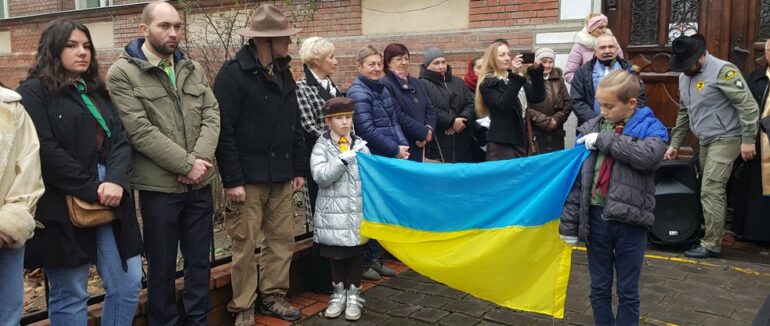 Місце виникнення перших пластових гуртків: у Берегові відкрили пам’ятну дошку