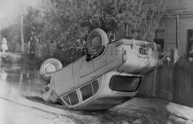 Історичні фото: ДТП на трасі Ужгород-Мукачево у 60-х роках