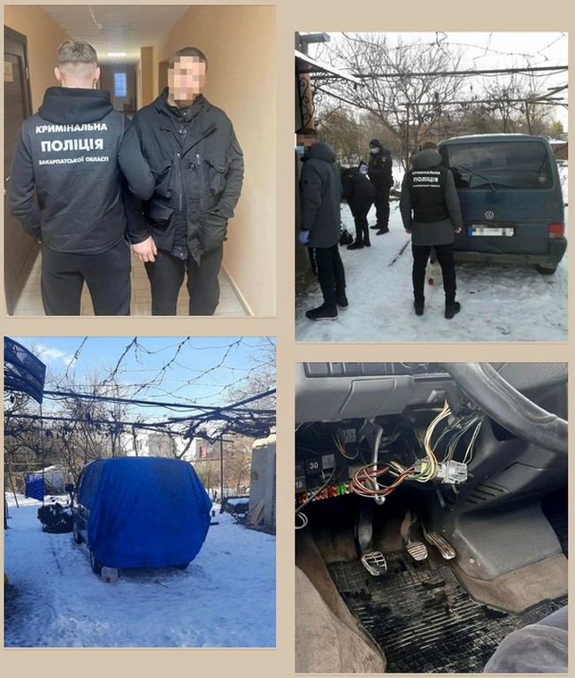 В Ужгороді чоловік викрав чужу автівку та цінні речі з історичного міста