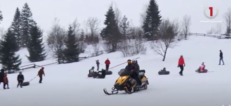 Розваги на снігу: розважальні атракції на гірськолижному курорті Закарпаття (ВІДЕО)