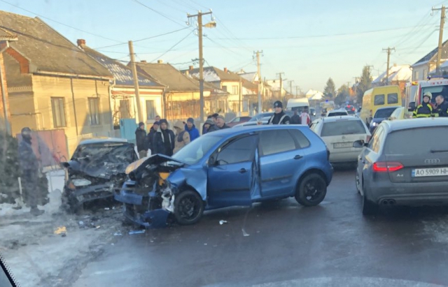 аварія, ДТП, постраждалі, водій, Мукачівщина