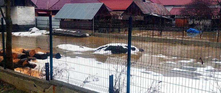 Наслідки злив на Свалявщині: підтоплення дворогосподарств та підняття рівня води