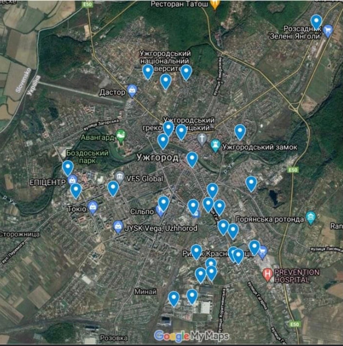 Де в Ужгороді знаходяться бомбосховища: перелік