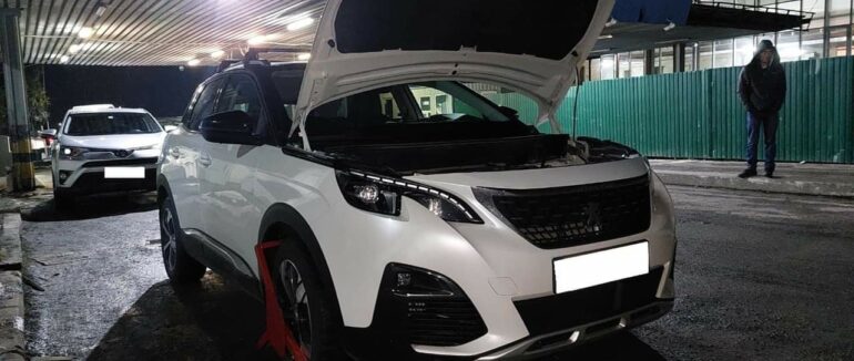 Закарпатські прикордонники виявили автомобіль, який перебуває у міжнародному розшуку