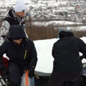 На Свалявщині лижник поламав ногу: медики добиралися на вершину снігоходом