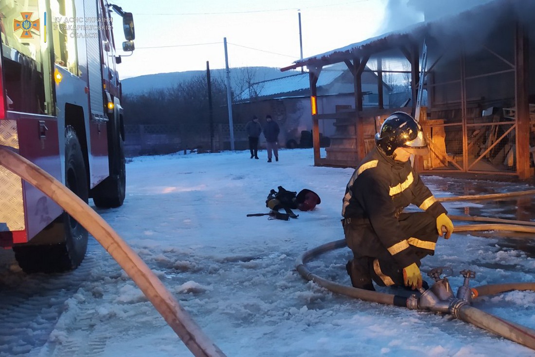 пожежа, Закарпаття, порятунок