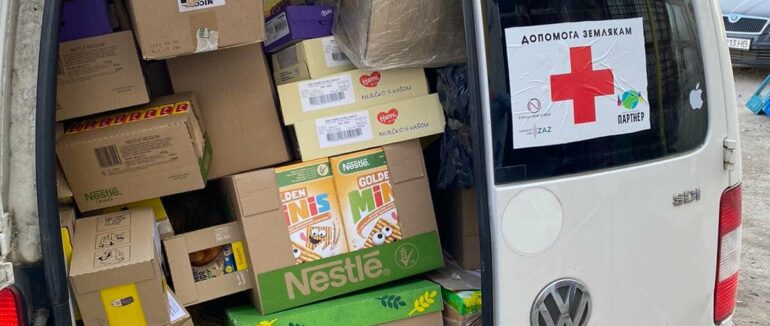 Масштабна допомога від ГО “Іноземець – не раб” і Чеської профспілки “ZAZ” продовжує надходити на Закарпаття для переселенців України