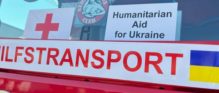 До Ужгорода прибула гуманітарна допомога з Німеччини