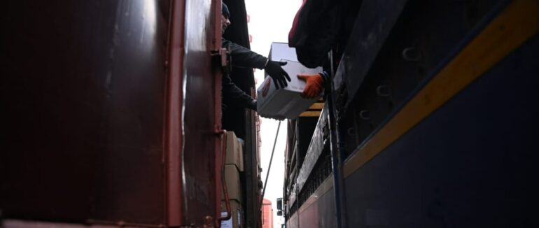 Як транспортують гуманітарну допомогу