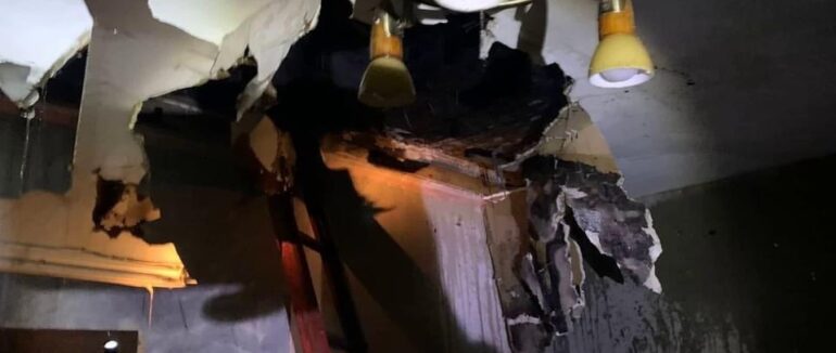 В Хусті через люстру ледь не згорів житловий будинок