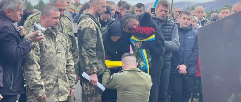 На Закарпатті попрощалися з полеглим добровольцем Михайлом Горблянським