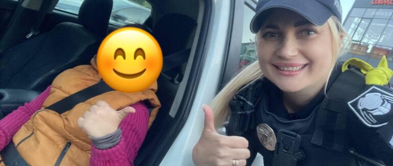 В Ужгороді патрульні відшукали зниклу дівчинку