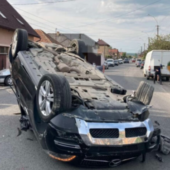 ДТП на Виноградівщині – автомобіль перекинувся на дах